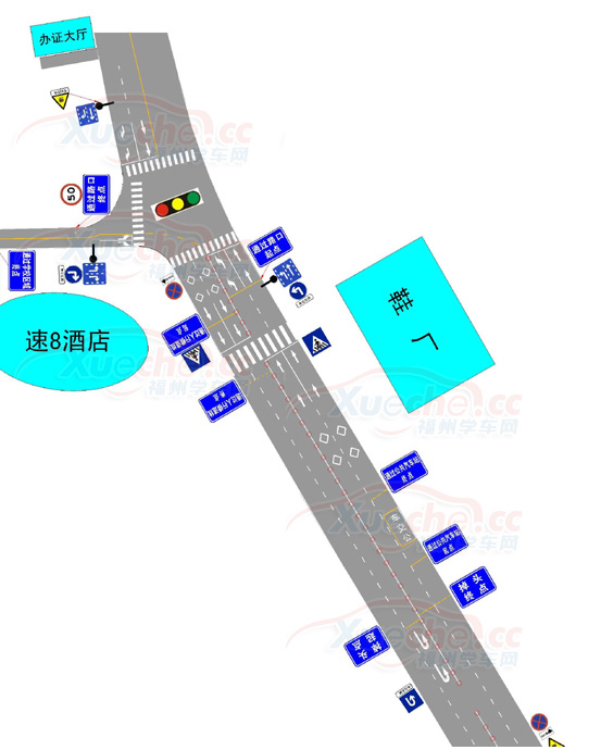 福州新科目三的考试线路及操作指南